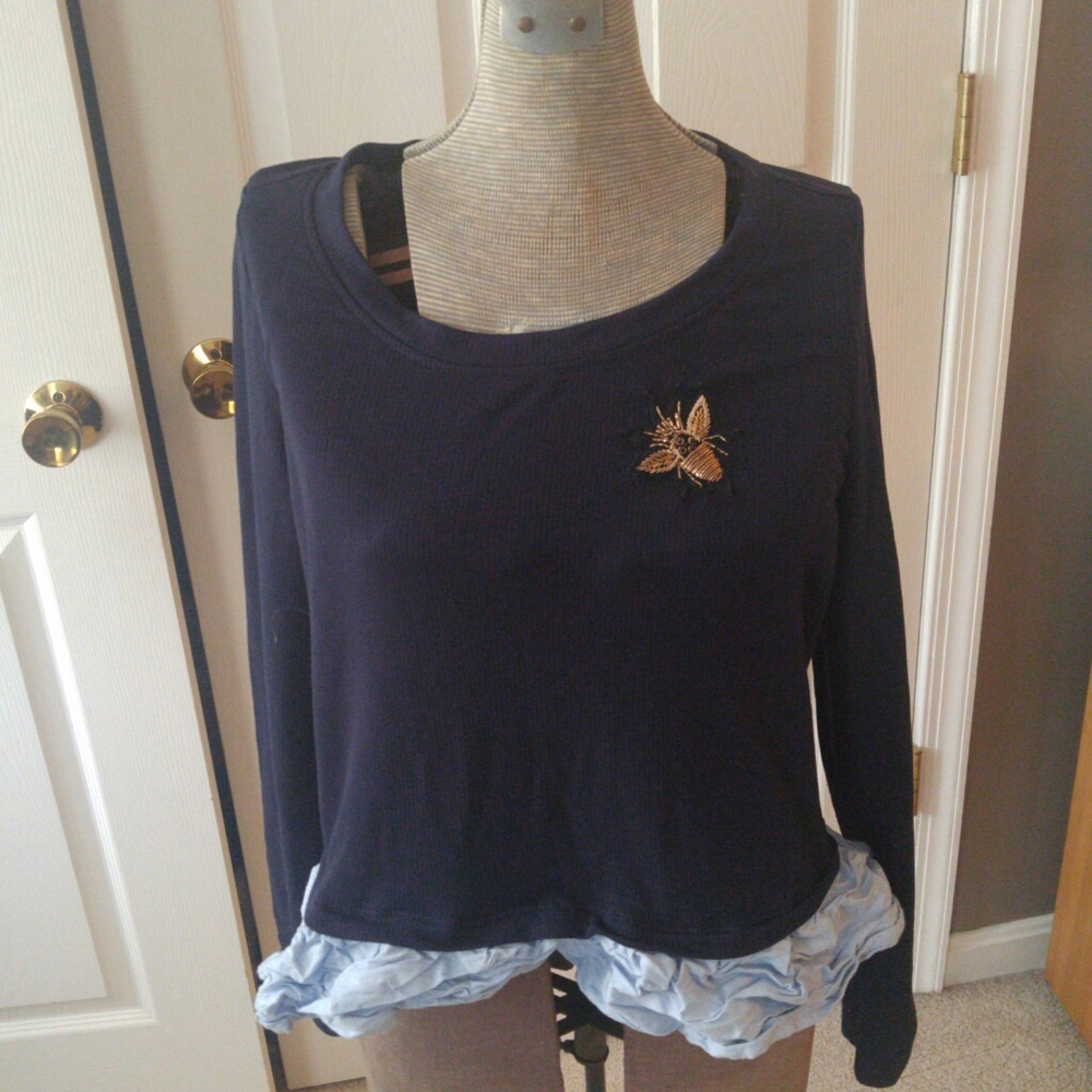 Crown & Ivy Faux Layered Sweater
